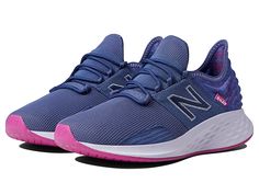 New Balance Fresh Foam Roav - Women's Running Shoes : Night Tide/Blue : Keep your feet comfortable while you're on the go in the New Balance Fresh Foam Roav v1 sneakers. Set goals and reach milestones with the help of the New Balance Fresh Foam Roav running shoes. Traditional lace-up closure offers a secure fit. Predecessor: N/A. Classic round toe silhouette. Support Type: Neutral. Fresh Foam midsole cushioning is precision engineered to deliver an ultra-cushioned, lightweight ride. Cushioning: Cushioned Athletic Fit Slip-on Sneakers For Jogging, Comfortable Lace-up Training Sneakers, Moisture-wicking Slip-on Running Sneakers, Blue Moisture-wicking Sneakers For Running, Blue Moisture-wicking Running Sneakers, Breathable Slip-on Running Shoes For Workout, New Balance Cushioned Running Sneakers, New Balance Cushioned Sneakers For Running, New Balance Low-top Running Shoes With Cushioned Footbed