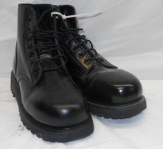 Military issue full leather ankle boots. Steel toe cap. Bertuchi Combat Boots, Ankle Combat Boots, Combat Boot, Dr. Martens Boots, Work Boots, Leather Ankle Boots, Combat Boots, Shoe Boots, Ankle Boots