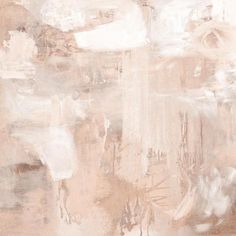 an abstract painting with white and beige colors