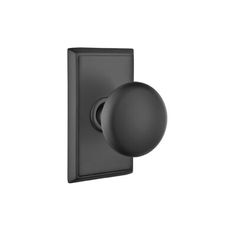 an image of a black door knob on a white background