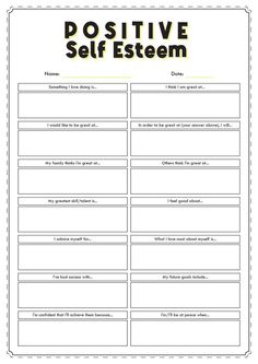 Positive Thinking Worksheets Printable | Self esteem worksheets, Self esteem activities, Positive psychology activities . #Self_Growth_Activities_For_Adults #Self_Esteem_Worksheets_For_Adults #Self_Esteem_Therapy_Activities #Self_Esteem_Activities_For_Adults Self Growth Activities For Adults, Self Esteem Worksheets For Adults, Self Esteem Activities For Adults, Positive Psychology Activities, Therapy Strategies, Nurturing Parenting, Anger Worksheets, Emotional Activities, Visualization Techniques