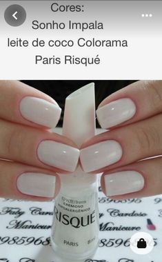 Nail Shapes Squoval, Neutral Nail, Makeup Nails Art, French Manicure Nails, Subtle Nails, Girly Acrylic Nails, Pretty Nail Designs