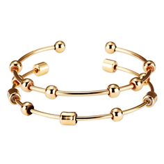 Simply Sleek Bead Bangle, 2 Styles To Choose From Stainless Steel Golf Score Counter, Golf Score, Bangles Gold, Stainless Steel Bangles, Open Bangle, Bead Bangles, Eco Friendly Jewelry, Expensive Jewelry, Star Bracelet