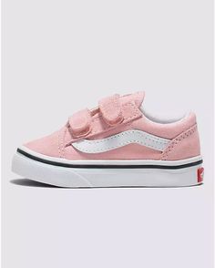 Baby Vans, Vans Store, Toddler Girl Shoes, Glitter Shoes, Girls Sneakers, Powder Pink