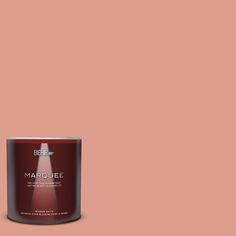 BEHR MARQUEE 1 qt. #210D-4 Medium Terracotta Matte Interior Paint and Primer in One Behr Ultra, Behr Premium Plus, No More Drama, Flat Interior, Matte Paint, Flat Paint, Washable Paint, Wall Trim, 1 April