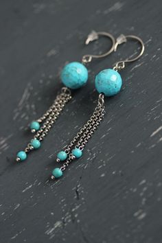 Beautisul extra long earrings with faceted blue turquoise stone 12 mm sphere beads, stainless steel chain, tiny turquoise stone beads and stainless steel earrings hooks. Earring hooks are from nickel free and lead free metal. *The total lenght of earrings is about 83 mm including earring hooks. Perfect jewelry for you or a great gift for someone special! Other earrings of my shop you can see here: https://www.etsy.com/shop/NaTavelli?section_id=13757927 Thanks for visit. Faceted Round Bead Earrings As Gift, Faceted Beaded Earrings With Round Beads As Gift, Faceted Round Beaded Earrings As Gift, Bohemian Dangle Earrings With Faceted Details, Dangle Earrings With Czech Glass Faceted Beads, Nickel-free Adjustable Briolette Earrings, Adjustable Turquoise Earrings With Faceted Beads, Adjustable Faceted Round Bead Earrings, Handmade Turquoise Briolette Earrings