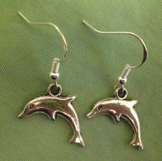 Dolphin Earrings, Making Earrings, Bird Earrings, Cute Charms, Little Bird, Ear Wires, Have Fun, Dolphins, Ebay Store