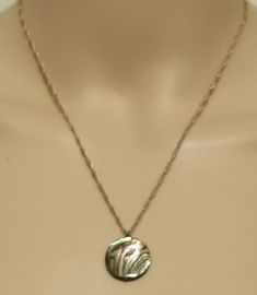 Check out 925 Sterling Silver Abalone Reversible Necklace 18 Inches , the latest item I added on eBay! #eBay #eBaySeller Abalone Necklace, Artisan Jewelry Necklaces, Beauty Nature, Handcrafted Artisan Jewelry, Beach Vibes, Stunning Necklace, Round Pendant, Necklace Chain, Beach Themes