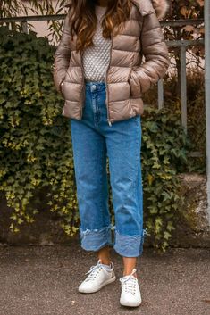 Jeans High Heels, Blogger Outfits, Jean Outfits, Wide Leg Jeans, Outfit Of The Day, Mom Jeans