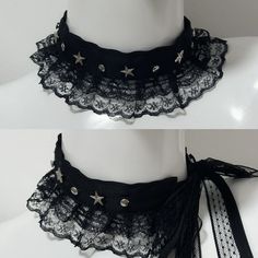 Option 1:A choker with stud decoration,  Option 2:A choker without stud decoration,  The price is for a choker only, others are not included. Emo Adjustable Choker For Parties, Gothic Choker For Party, Gothic Party Choker, Edgy Adjustable Choker For Party, Adjustable Edgy Party Choker, Alternative Fashion Choker Necklace, Black Choker For Concert, Adjustable Emo Choker For Alternative Fashion, Edgy Choker For Alternative Fashion