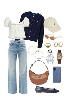 Charlotte York inspired outfit #sexandthecity #charlotte #chanel #pradahandbags #poloralphlauren Chanel Inspired Outfit, Charlotte York, Chanel Inspired, New York Style, Prada Handbags, Inspired Outfits, Dream Wardrobe, Pretty Outfits, Chic Outfits