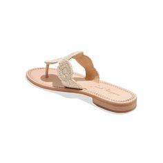 Elevate your summer look with Jacks Crochet Sandal, a must-have style of the season. Featuring a signature rondelle detail in the trendy crochet material and a stitch detail on the footbed, these sandals offer all the features and benefits of the classic Jacks. With a variety of colors to choose from, they are the perfect addition to any outfit, allowing you to make a stylish statement. --details-- 0.62" Heel Height Cotton Crochet Upper Pig Skin Leather Lining Rubber Sole Style Number: 111241SA1 Adjustable Woven Leather Sandals For Summer, Beige Sandals With Single Toe Strap For Vacation, Beige Single Toe Strap Sandals For Vacation, Adjustable Sandals With Textured Footbed For Summer Outings, Straw Sandals With Textured Sole For Vacation, Chic Flip Flops With Textured Footbed For Vacation, Beach Sandals With Woven Leather And Single Toe Strap, Summer Sandals With Adjustable Woven Leather, Chic Vacation Flip Flops With Textured Footbed