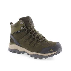 Pacific Mountain-Boulder Hiking Boot - Women's Take on any hike with ease in the Boulder hiking boot from Pacific Mountain. A waterproof design and multidirectional lug sole ensure a secure and comfortable fit. Click here for Boot Measuring Guide. Waterproof Lace-up Hiking Boots For Camping, Khaki Waterproof Lace-up Hiking Boots, Khaki Lace-up Waterproof Hiking Boots, Rugged Lace-up Waterproof Boots For Camping, Rugged High-top Combat Boots For Outdoor Activities, Rugged High-top Combat Boots For Outdoor, Durable Lace-up Combat Boots For Outdoor, Durable High-top Combat Boots For Outdoor Activities, Insulated High-top Waterproof Boots For Outdoor Activities