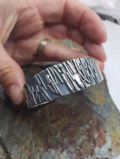 Thick Silver Bracelet, Oxidized Silver Bracelet, Silver Jewellry, Contemporary Bracelets, Modern Silver Jewelry, Metal Jewelry Making, Silversmith Jewellery, Silver Cuff Bangle, Metalsmithing Jewelry