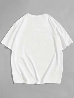 Search graphic tees white | SHEIN USA Basic Tshirt Outfit, Drop Shoulder Tshirt, White Tshirt Outfit, Oversized White T Shirt, Plain White Shirt, Oversized White Shirt, Baggy Shirt, Christian Shirts Designs, Baggy Tops