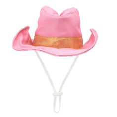 COWGIRL-PINK-PARTY-DOG-HAT Dog Cowboy, Dog Party Hat, Bow Coat, Cowboy Party, Formal Wear Dresses, Blanket Sweater, Dog Party, Wear Necklaces, Dog Hat