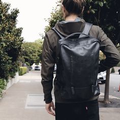 Tamarao Backpack Rucksack · Black by Capra Leather Best Carry On Backpack, Best Backpacks For College, Mens Leather Laptop Bag, Buyable Pins, Best Travel Backpack, Laptop Backpack Mens, Handmade Leather Backpack, Leather Laptop Backpack, Travel Rucksack