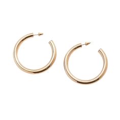 Be bold in this pair of 50mm thick gold hypoallergenic hoop earrings. These beautiful, lightweight earrings are a customer favorite - a bestseller, and are handmade in Italy. Shopping Together, Lightweight Earrings, Mom Daughter, Light Weight Earrings, Jewelry And Accessories, Love Fashion, Be Bold, Gold Hoop, Gold Hoop Earrings