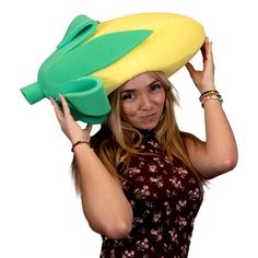 "Get this Awesome Corn Cob Hat Today! This Corn Cob Hat will definitely make you stand out at your next Party, Wedding, Corporate Event, Birthday, Quinceanera, or Halloween Party! Product Details: ✓Made in the USA ✓Handmade ✓High Quality Foam ✓One Size Fits Most ✓Customizable to your preferences \"This is where your party starts\". Give your next party a new life and rediscover your youth with Foam Party Hats. Foam Party Hats Guarantee At Foam Party Hats we believe our hats help bring a new joy Novelty Wide Brim Costume Hat One Size, Novelty Brimmed Costume Hats And Headpieces, Fun Adjustable Hats For Carnival, Fun Adjustable Costume Cap, Fun Costume Hats And Headpieces For Party, Playful Adjustable Hat For Carnival, Playful Adjustable Hats For Carnival, Playful Adjustable Carnival Hat, Fun Summer Hats For Costume Party