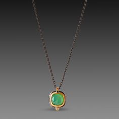 Gemstone Necklaces – Ananda Khalsa Chrysoprase Necklace, Pink Soap, Necklace With Diamond, Tiny Diamond, Order Form, Oxidized Sterling Silver, 22k Gold, Leather Design, Fire Opal