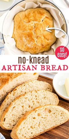 This No Knead Artisan Bread recipe makes crusty, bakery-style bread easy to bake at home! It’s a great recipe for beginners and experienced bakers too.