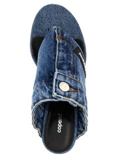 100% cotton Denim Open Heel Sandals For Summer, Open Heel Denim Sandals For Summer, Casual Cotton Open Toe Sandals, Denim Blue Open Heel Sandals For Summer, Chic Denim Sandals For Spring, Women Heel, Chanel Designer, Sneaker Wedge, Yoga Wear