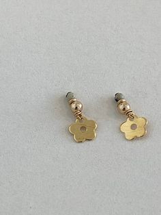 Mini Daisy Earring – Marida Jewelry Everyday Gold Flower Charm Earrings, Gold Earrings With Flower Charm For Everyday, Everyday Gold Earrings With Flower Charm, Everyday Gold Hypoallergenic Flower Earrings, Everyday Gold Flower Earrings, Gold Flower Earrings For Everyday, Gold Dainty Flower Earrings, Daisy Earrings, Jewelry Inspo