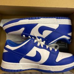 Boys Grade School Nike Dunks. Blue Racer. Only Worn A Few Times. Good Condition. Dunks Blue, Blue Dunks, Boys Nike, Grade School, Nike Dunk Low, Kids Nike, Dunk Low, Nike Dunk, Nike Dunks