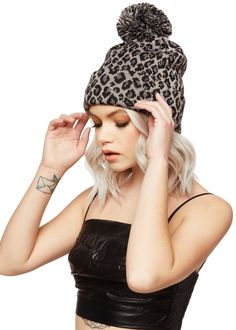 Trendy Fall Beanie Cap, Trendy Fall Beanie One Size, Trendy Fall Beanie, Trendy One Size Beanie For Fall, One Size Beanie For Fall Streetwear, One Size Beanie For Streetwear In Fall, Trendy Leopard Print Cap, Knit Hats For Kids, Leopard Print Beanie