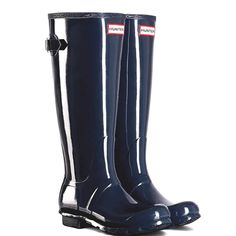 Brand New Never Worn Navy Hunter Boots Navy Round Toe Boots For Fall, Waterproof Blue Boots With Round Toe, Blue Waterproof Boots With Round Toe, Blue Waterproof Round Toe Boots, Casual Blue Knee-high Boots, Classic Blue Boots With Round Toe, Classic Blue Round Toe Boots, Waterproof Blue Boots For Fall, Blue Waterproof Boots For Fall