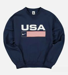 Striped Crewneck, Navy Style, My Kind Of Love, Blue Crew, Navy Fashion, Midnight Navy, Crew Sweatshirts, Bring It, Mens Activewear