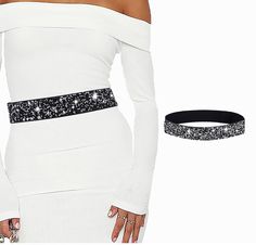 PRICES MAY VARY. Women rhinestone belt is made with exquisite handicraft.Extremely soft and comfortable to wear. Elastic waist belt for dresses can be nicely paired with your jeans and dresses,Good for everyday wear, a nightclub,party,With any outfit you wear, it can enhance your image. Sparkle wide belt clasp design makes it simple, classic, yet very special. It can be used for both formal and casual occasions. It totally shows off your good taste and makes your clothes shine. It’s really a gre Lace Belts For Dresses, Belts For Dresses, Belt For Dresses, Dresses Sparkle, Waist Belts, Nightclub Party, Rhinestone Belt, Wide Waist, Gifts For Your Mom