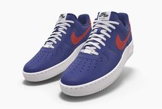 ATTENTION:  THIS IS A CUSTOM DESIGN - INDIVIDUALLY MANUFACTURED BY NIKE FROM THE SOLE UP. YOUR PAIR WILL BE HAND-CREATED BY NIKE AND DELIVERED IN APPROXIMATELY 3 WEEKS. YOUR SHOES WILL BE AS NEW AS NEW CAN BE AND WILL BE AUTHENTIC AND GUARANTEED. LEGENDARY AF1 STYLE, TEAM CUBA DESIGN! You’re no stranger to the iconic AF1. Crisp overlays, bold accents and Air-Sole cushioning have been celebrating its hoops-inspired heritage for decades. Make the legacy yours with the hand selected premium blue, w Cuba Design, Mens Air Force 1, Mens Air Force, Nike Mens, Air Force 1 Low, New Nike, Air Force 1, Nike Air Force, 3 Weeks