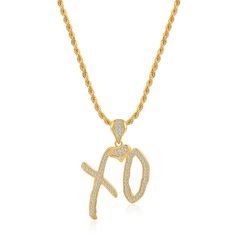 PRICES MAY VARY. Hip Hop XO Necklace jewelry inspride miusic song singer fans gifts. Rock Rapper Singer XO Necklace pendant size 1.5*1.8 inch,and rope chain length: 23+2 inch. perfect size for men or women for everyone. Specially designed for singer fans , worthy of treasure. Rock Rapper Singer XO Necklace made of brass with gold plated，and many shine rhinestone crystal gemstones. XO Necklace,it is a great gift for yourself or your lover and Rock Rapper singer fans. Hip Hop Personality Alphabet Xo Necklace, Rapper Jewelry, Mens Jewelry Necklace, Rhinestone Jewelry, Rope Chain, Necklace Jewelry, Crystals And Gemstones, Necklace Pendant, Chain Lengths