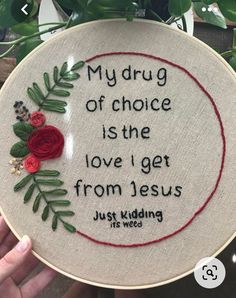 Funny Embroidery Ideas, Aesthetic Cross Stitch, Inappropriate Cross Stitch, Funny Hand Embroidery, Snarky Embroidery, Funny Embroidery Patterns, Jesus Embroidery, Subversive Cross Stitches, Fun Embroidery