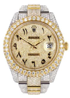 Lux Watches, Rolex Diamond Watch, Mickey Watch, Golden Diamond, Rolex Diamond, Fancy Watches, Expensive Jewelry Luxury, Nice Jewelry, Rolex Watches For Men