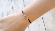 Infinity heart bracelet, Friendship bracelet, Adjustable macramé bracelet, Cord infinity bracelet, Valentine's gift, For Her, Best friend Infinity Jewelry For Best Friend Valentine's Day Gift, Elegant Heart-shaped Bracelets For Best Friend, Dainty Infinity Bracelets For Friendship, Gold Jewelry With Sliding Knot For Valentine's Day, Dainty Infinity Bracelet For Friendship, Dainty Infinity Jewelry For Friendship, Dainty Infinity Friendship Jewelry, Elegant Rose Gold Friendship Bracelets, Elegant Adjustable Heart Bracelet For Best Friend