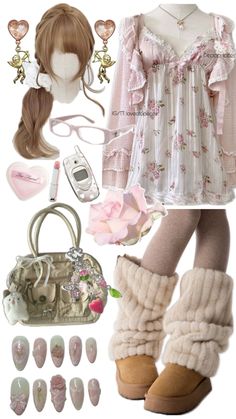 Cupid Outfit, 80s Inspired Outfits, Cheonan, Dyed Hair Inspiration, Fashion Themes, Aesthetic Outfit Ideas, Cute Winter Outfits, Cute Everyday Outfits, Pink Outfits