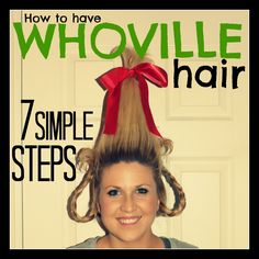 Whobilation Party, Le Grinch, Whoville Christmas, Costumes Couples, Wacky Hair Days