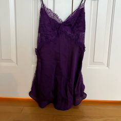 Nwot Jezebel Open Back Satin And Lace Nightgown Lingerie. Size Medium (Runs Slights Small) Coquette Camisole Slip Dress For Sleep, Lace Camisole Nightgown, Lace Nightgown Camisole For Night, Coquette Spaghetti Strap Nightgown For Sleep, Coquette Spaghetti Strap Chemise For Night, Sleeveless Coquette Night Chemise, Coquette Chemise With Spaghetti Straps For Night, Sleeveless Coquette Chemise For Night, Coquette Sleeveless Night Chemise