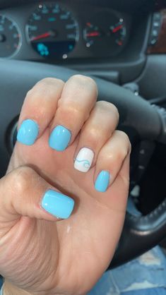 Wave acrylic summer blue nails blue and white Nude Nail Art Ideas, Nude Nail Art Designs, Beach Gel Nails, Beautiful Summer Nails, Nude Nail Art, Hawaii Nails, Teen Nails, Cruise Nails, Wave Nails