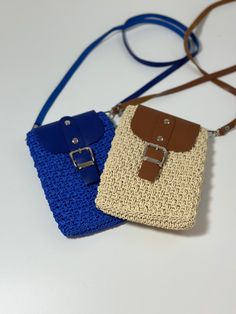 ✨Meet our crocheted Cross Strap Phone Bag made of natural raffia. This handmade small shoulder bag not only carries your mobile phone but also perfectly complements your trendy look. 🌸Our stylish shoulder bag, which we have prepared in various colors, will look great with all kinds of summer outfits. This unique design makes it a different bag and attracts all attention. Its elegant design is perfect for daily use, shopping or going out. 🌸The leather bag cover and strap we used in the design o Casual Beige Phone Bag For Beach, Rectangular Brown Phone Bag For Beach, Brown Rectangular Phone Bag For Beach, Beige Crossbody Phone Bag For Beach, Summer Beach Phone Bag In Beige, Beige Phone Bag For Beach, Beige Phone Bag With Adjustable Strap For Beach, Handmade Casual Phone Bag For Beach, Casual Handmade Phone Bag For Beach