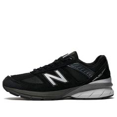 (WMNS) New Balance 990v5 Made In USA 'Black' W990BK5 (SNKR/Women's) New Balance Black Running Shoes With Maximal Cushioning, New Balance Black Running Shoes With Cushioning, Classic Black Running Shoes With Air Max Cushioning, Black New Balance Sneakers For Running Errands, Classic Black Running Shoes With Air Cushioning, Classic Black Sneakers With Air Cushioning, Classic Black Sneakers For Running Errands, Classic Black Sneakers For Casual Use, Black Casual Running Shoes