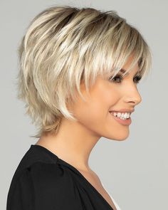 Wig Outlet, Best Wig Outlet, Short Shag Hairstyles, Messy Short Hair, Shag Hairstyles, Short Layered Haircuts, Women's Wigs, Best Wigs, Haircuts For Fine Hair