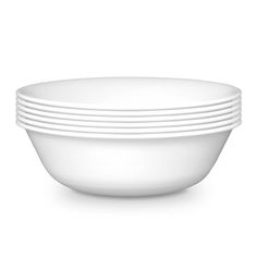 white bowls stacked on top of each other