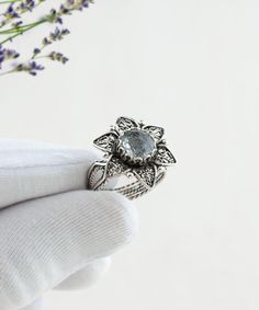 Black Rutile Silver Gothic Filigree Lotus Ring, 925 Sterling Artisan Handmade Floral Goth Cocktail Ring, Women Statement Ring White stone ring, one of a kind ring, ring gift for her, punk flower ring, handmade lotus ring, rutile quartz ring, crystal quartz ring Material: 925 Sterling Silver ( NICKEL FREE ) Gemstone: Black Rutile 8 mm. FREE, FAST AND TRACKABLE SHIPPING FOR ALL EU COUNTRIES AND USA. COMES WİTH VELVET POUCH AND LUXURY GİFT BOX. Makes a great gift: Beautiful jewelry to give for every occasion. The perfect present  for mom , sister, daughter , granddaughter , grandmother , wife , girlfriend , best friend or any special in your life! Thank you so Much for visiting our online collection of styles and unique design, carefully handmade for you!  Explore all our collection we have m Victorian Silver Carved Rings, Victorian Carved Silver Rings, Victorian Style Carved Silver Rings, Ornate Carved Filigree Ring As A Gift, Ornate Carved Filigree Ring As Gift, Ornate Carved Filigree Ring For Gifts, Carved Silver Filigree Ring, Ornate Carved Filigree Ring Gift, Gothic Carved Jewelry Gift