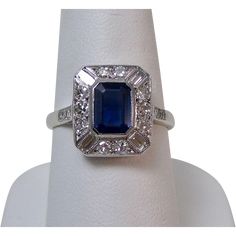 I knew the minute I set my eyes upon this beauty that it was for my shop.......someone will fall in love with this amazing ring as I did in London Vs Diamond, Natural Sapphire, My Eyes, Pretty Things, Antique Jewelry, Fall In Love, Sapphire Ring, In London, Heart Ring