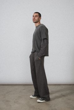 An elevated loungewear essential. The Core Straight Leg Sweatpant is made of a 12 oz cotton with a wide-leg, baggy silhouette. Includes a drawstring waistband, side pockets, and back pocket for added functionally. 100% ORGANIC COTTON 12 OZ BRUSHED TERRY STANDARD FIT MID RISE GARMENT WASHED INSPIRED BY VINTAGE GARMENTS Relaxed Fit Wide Leg Sweatpants For Everyday, Relaxed Wide-leg Sweatpants For Everyday, Wide-leg Sweatpants With Side Pockets For Loungewear, Wide-leg Loungewear Sweatpants With Side Pockets, Relaxed Fit Wide Leg Sweatpants With Ribbed Cuffs, Athleisure Sweats With Relaxed Fit For Elevated Casual, Relaxed Fit Sweats For Elevated Casual, Relaxed Fit Sweats For Elevated Casual Athleisure, Baggy Athleisure Sweats For Loungewear