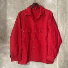 New! Vintage 60s BOY SCOUTS OF AMERICA Red Wool Button Up Outdoor Overshirt Size 44 was just added to eBay. Check it out! #eBay #eBaySeller 60s Boys, Boy Scouts Of America, Red Wool, Boy Scouts, Wool Fabric, Vintage 60s, Fall And Winter, New Vintage, Button Up