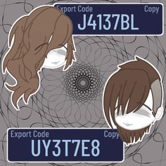 two anime avatars are shown with the name j457bl and uy357e8